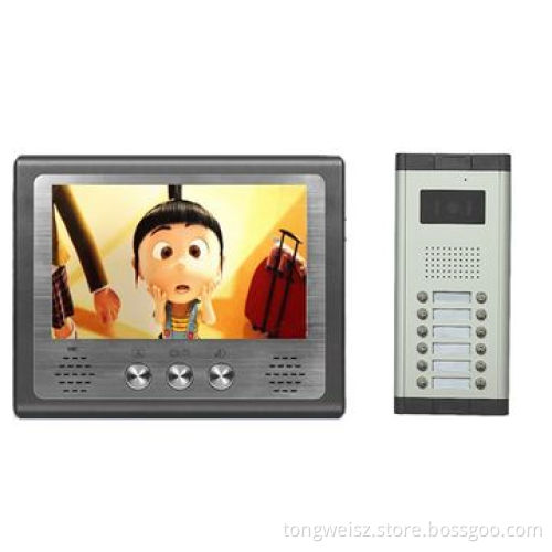 Surveillance systems, 7-inch TFT LCD screen, supports calling/monitoring/unlock/intercom/recordingNew